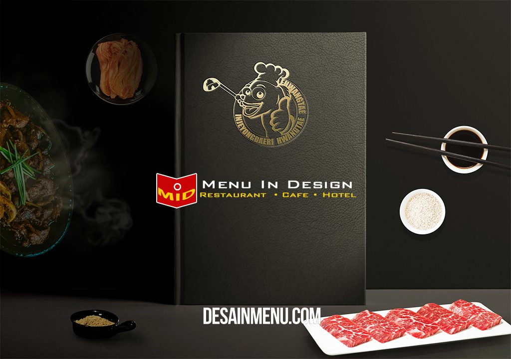 desain menu restoran korea