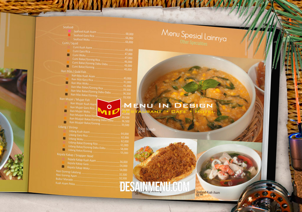 Design Menu Restaurant Indonesia